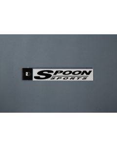 SPOONSPORTS LOGO STICKER, BLACK